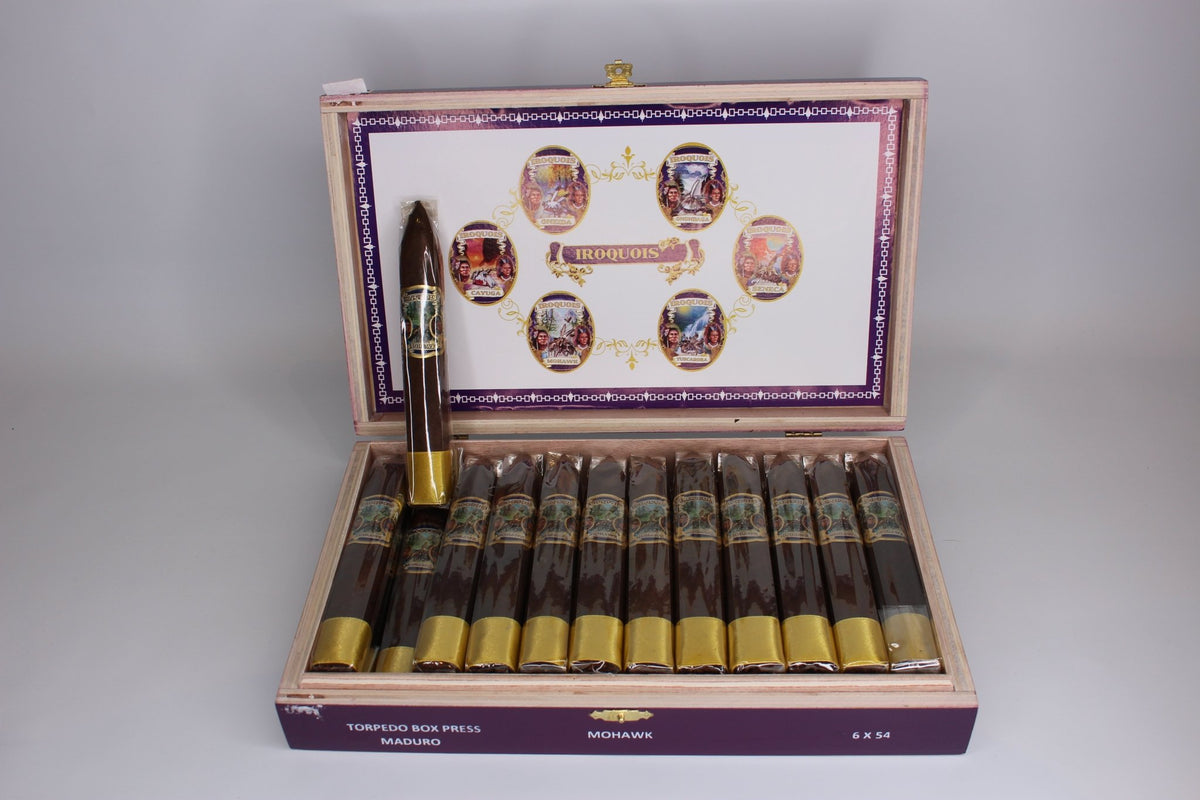 Iroquios Torpedo Box Press Maduro – Cigar Port